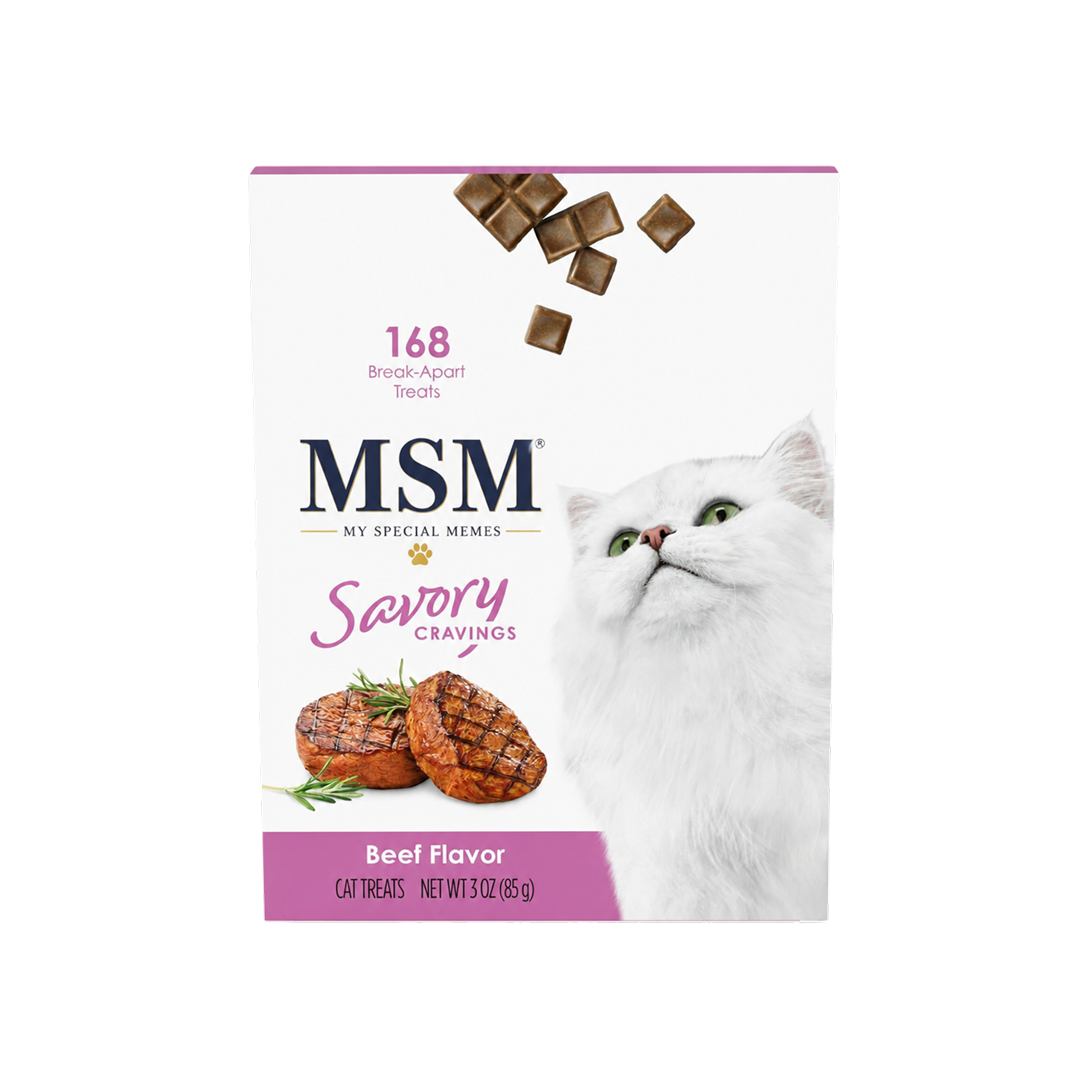 Crunchy Beef Cat Bites