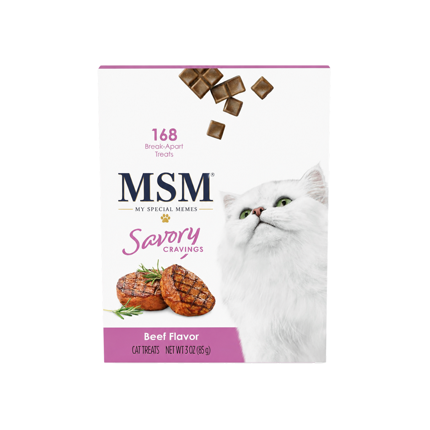 Crunchy Beef Cat Bites