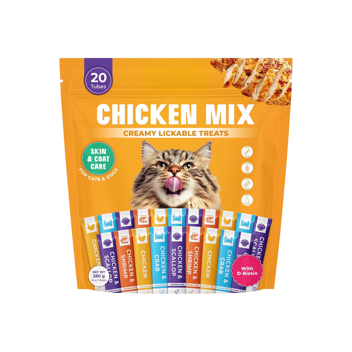 Creamy Chicken Cat Treats