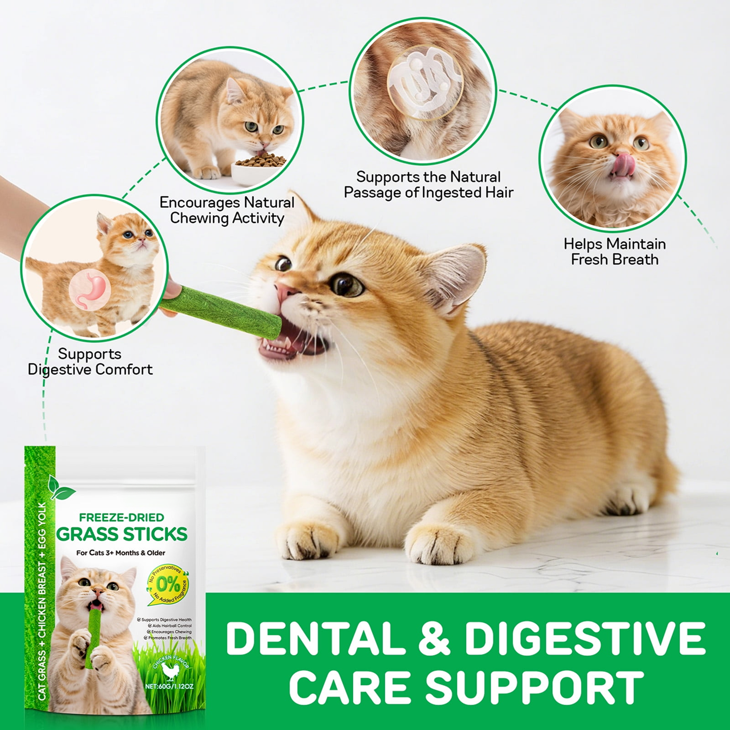 Natural Cat Grass Treat