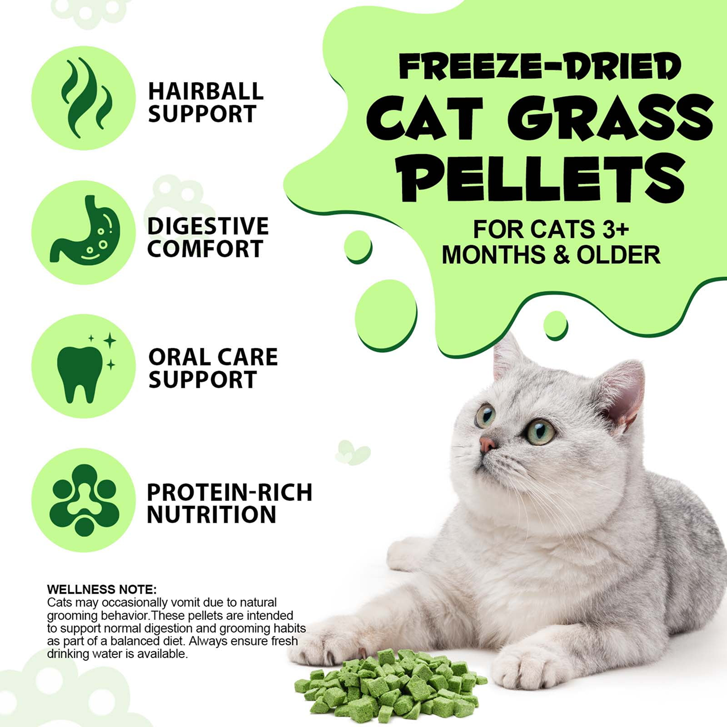 Premium Cat Grass Blend