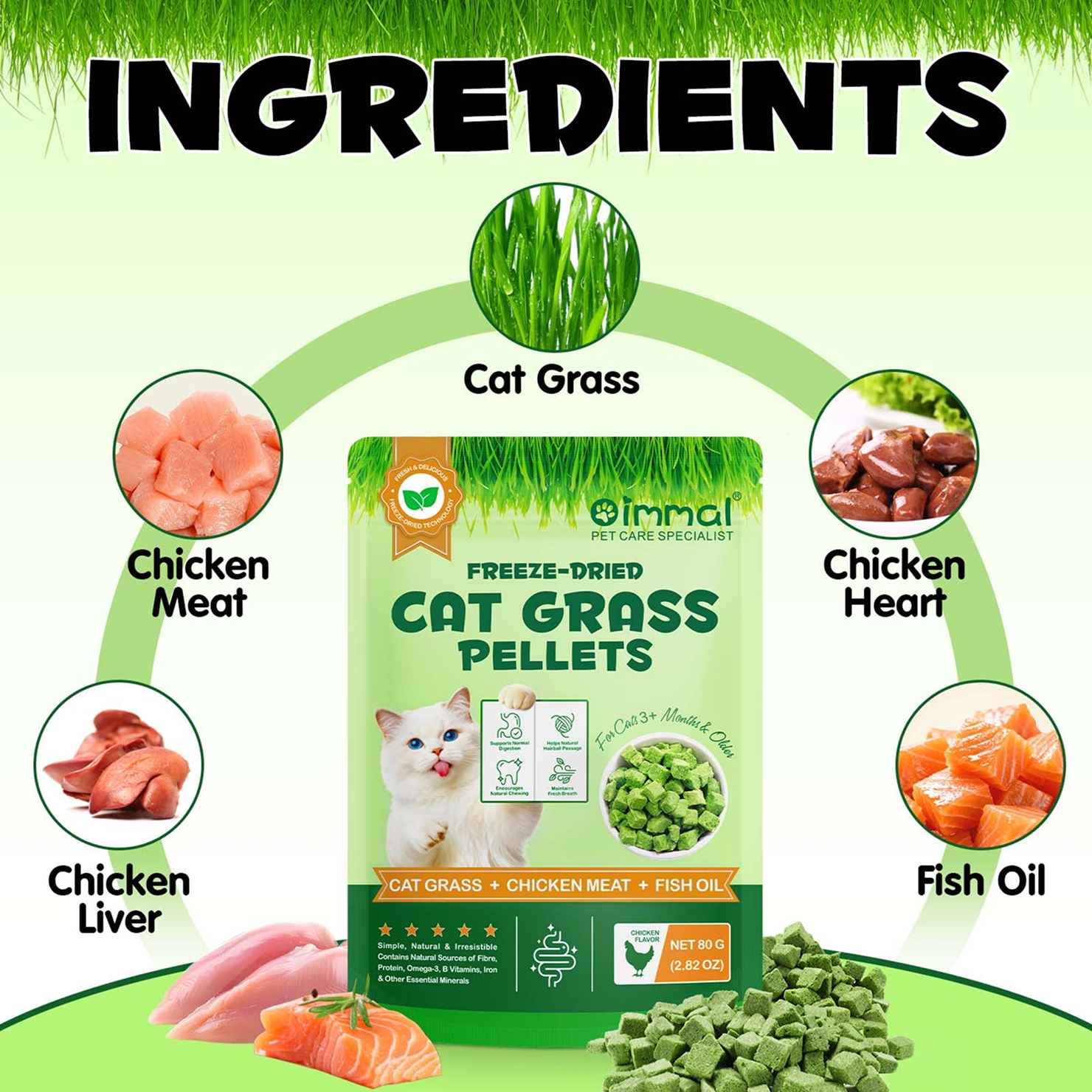Premium Cat Grass Blend