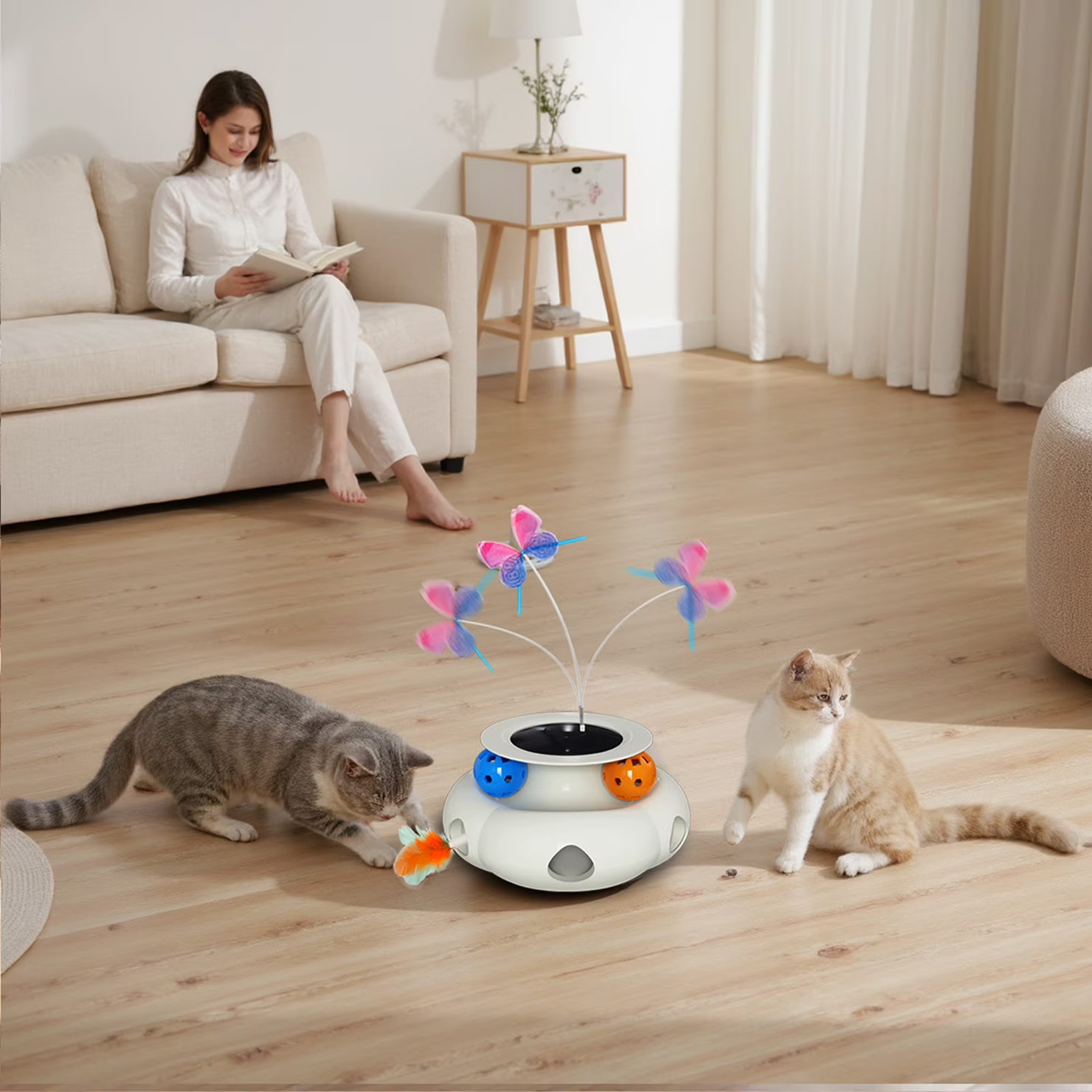Interactive Electronic Cat Toy