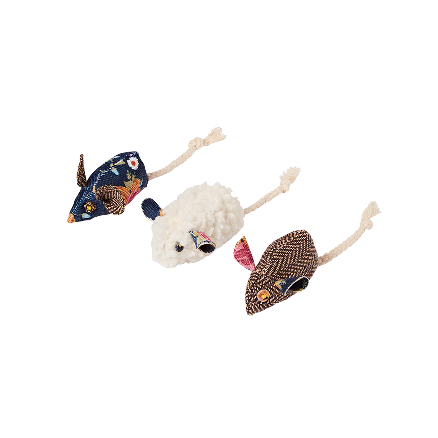 Three-Pack Cat Mouse Toys