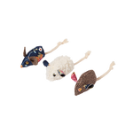Three-Pack Cat Mouse Toys