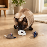Three-Pack Cat Mouse Toys