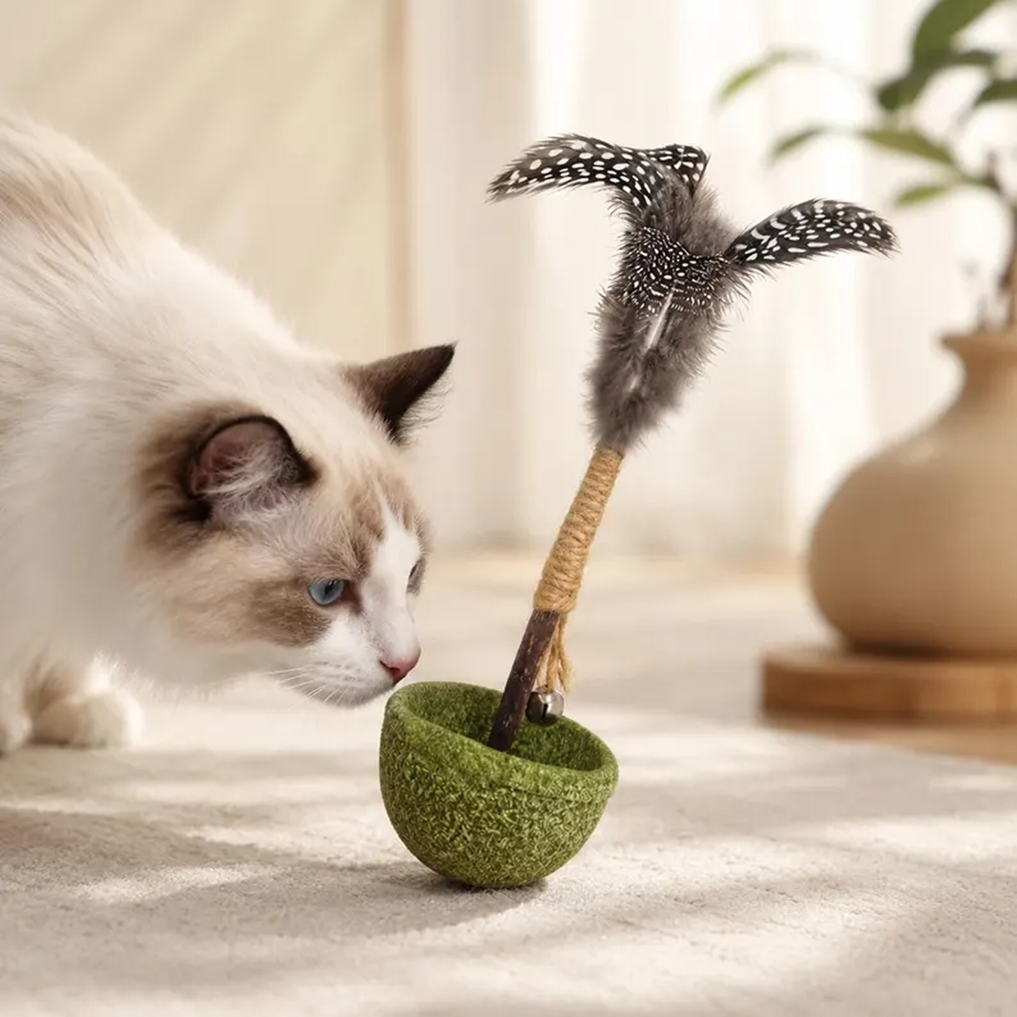 Interactive Cat Teaser Wand