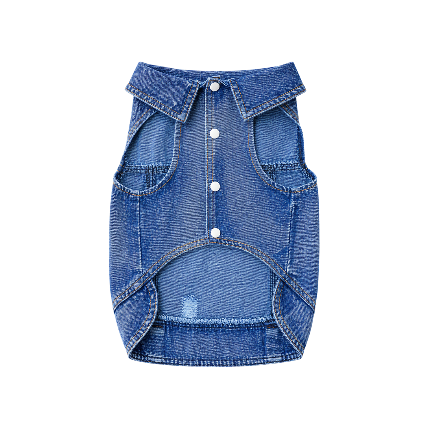 Classic Denim Dog Vest